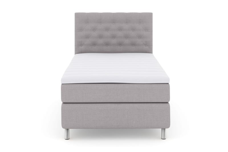 Komplett Sängpaket Choice No 3 120x200 Medium - Ljusgrå|Metall - Möbler - Säng - Kontinentalsäng