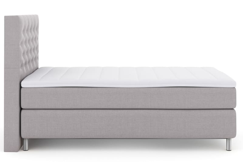 Komplett Sängpaket Choice No 3 120x200 Medium - Ljusgrå|Metall - Möbler - Säng - Kontinentalsäng