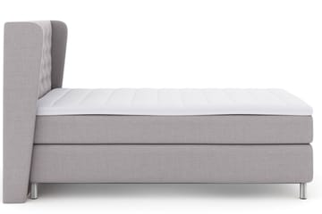 Komplett Sängpaket Choice No 3 120x200 Medium - Ljusgrå|Metall - Möbler - Säng - Kontinentalsäng