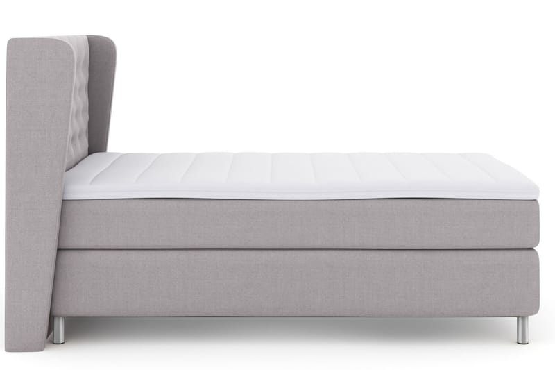 Komplett Sängpaket Choice No 3 120x200 Medium - Ljusgrå|Metall - Möbler - Säng - Kontinentalsäng
