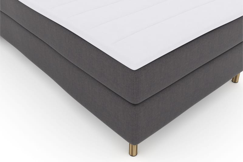 Komplett Sängpaket Choice No 3 120x200 Medium - Mörkgrå|Koppar - Kontinentalsäng - Komplett sängpaket