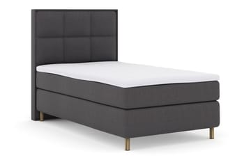 Komplett Sängpaket Choice No 3 120x200 Medium - Mörkgrå|Koppar - Möbler - Säng - Kontinentalsäng