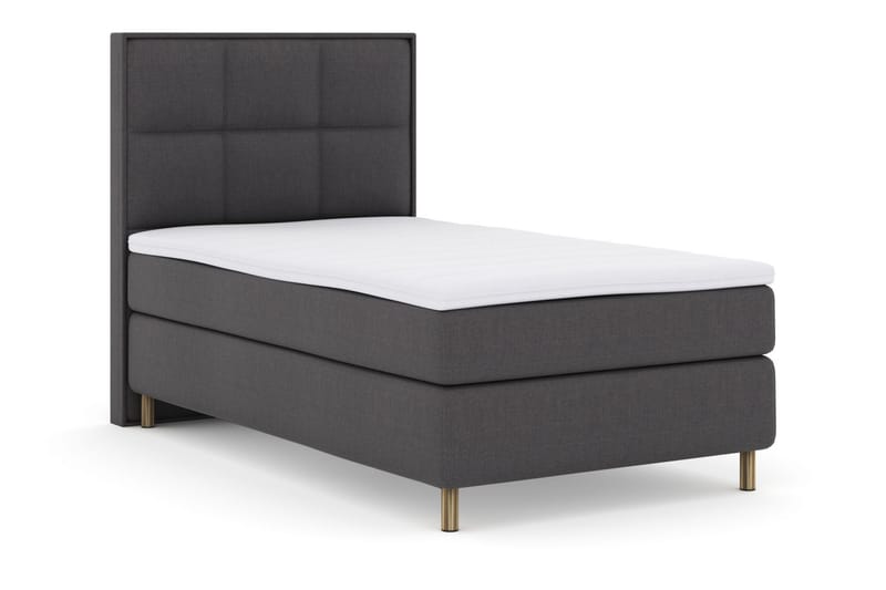 Komplett Sängpaket Choice No 3 120x200 Medium - Mörkgrå|Koppar - Möbler - Säng - Kontinentalsäng
