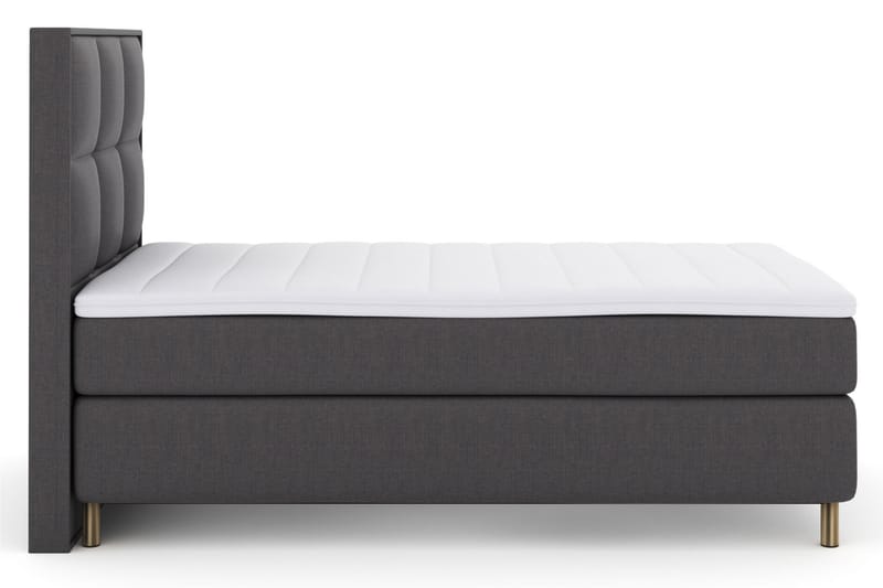 Komplett Sängpaket Choice No 3 120x200 Medium - Mörkgrå|Koppar - Möbler - Säng - Kontinentalsäng