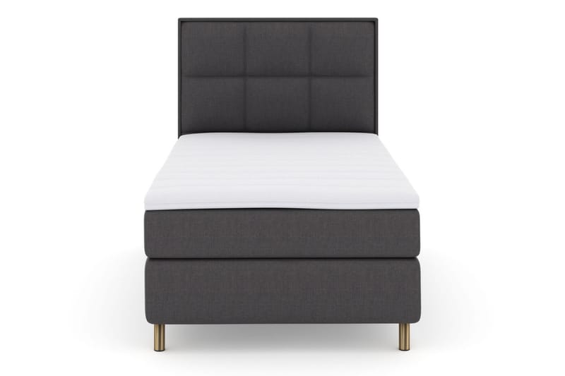 Komplett Sängpaket Choice No 3 120x200 Medium - Mörkgrå|Koppar - Möbler - Säng - Kontinentalsäng