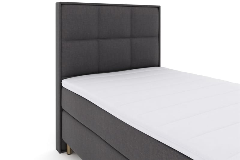 Komplett Sängpaket Choice No 3 120x200 Medium - Mörkgrå|Koppar - Möbler - Säng - Kontinentalsäng