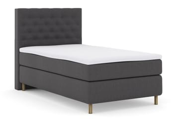 Komplett Sängpaket Choice No 3 120x200 Medium - Mörkgrå|Koppar - Möbler - Säng - Kontinentalsäng