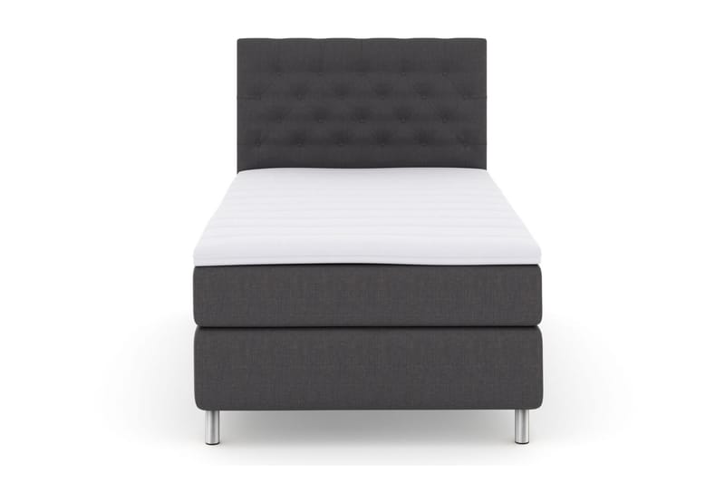 Komplett Sängpaket Choice No 3 120x200 Medium - Mörkgrå|Metall - Möbler - Säng - Kontinentalsäng