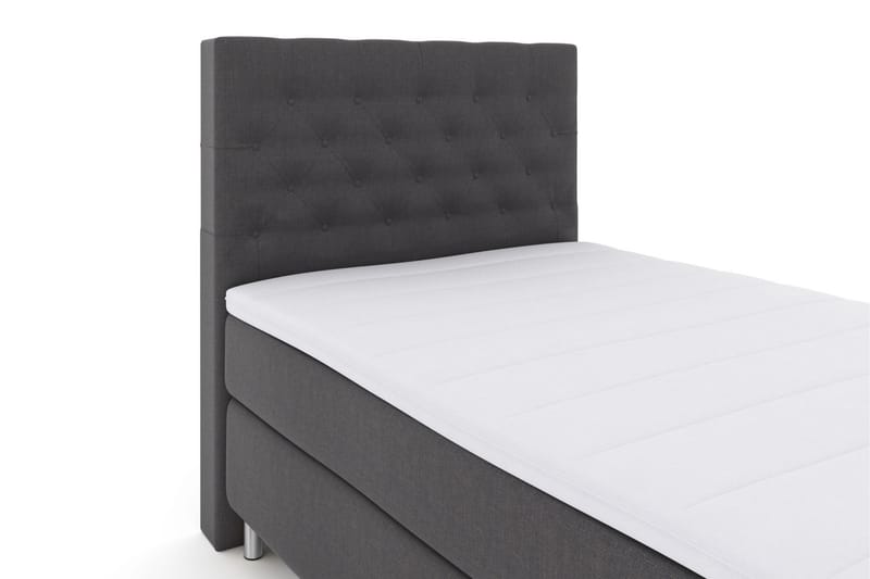 Komplett Sängpaket Choice No 3 120x200 Medium - Mörkgrå|Metall - Möbler - Säng - Kontinentalsäng