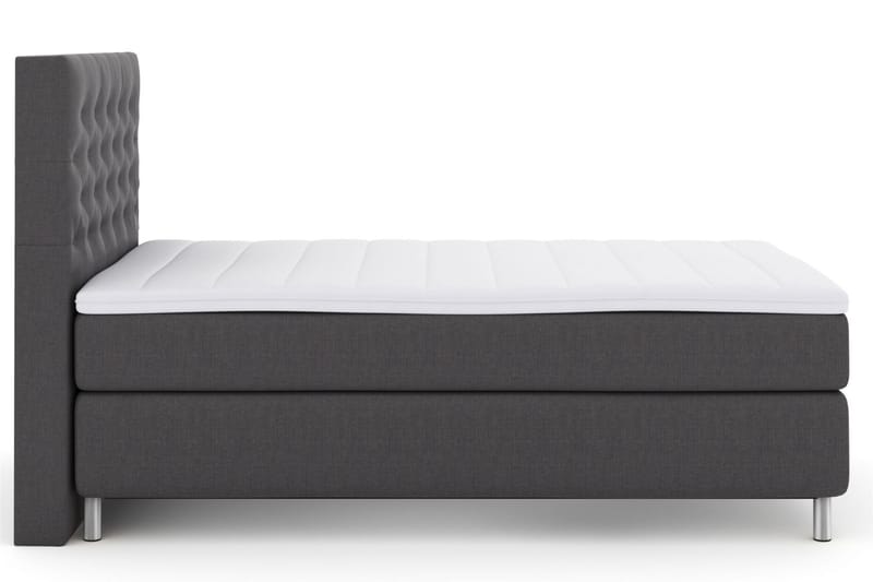 Komplett Sängpaket Choice No 3 120x200 Medium - Mörkgrå|Metall - Möbler - Säng - Kontinentalsäng