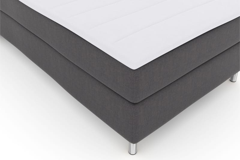 Komplett Sängpaket Choice No 3 120x200 Medium - Mörkgrå|Metall - Kontinentalsäng - Komplett sängpaket