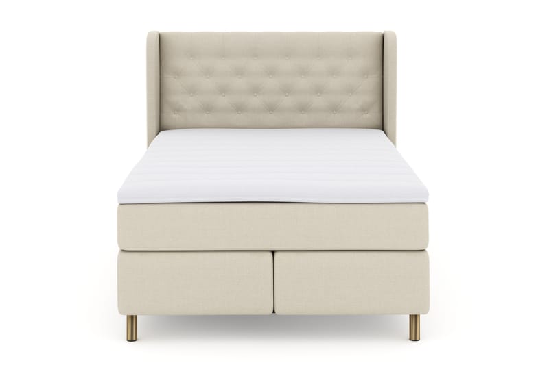 Komplett Sängpaket Choice No 3 140x200 Fast - Beige|Koppar - Möbler - Säng - Kontinentalsäng