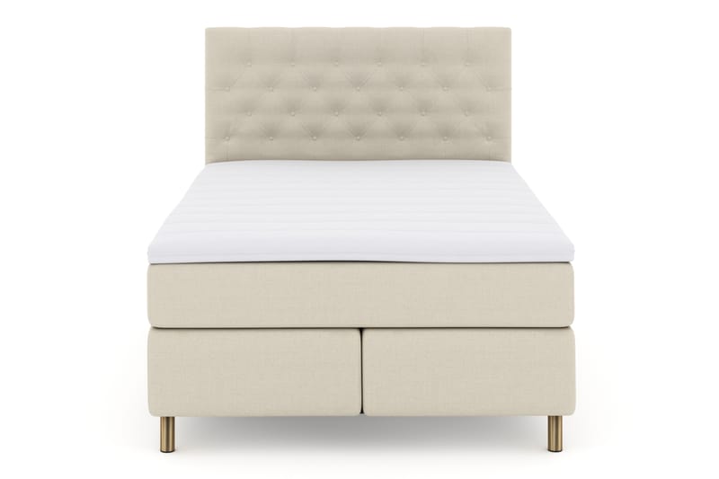 Komplett Sängpaket Choice No 3 140x200 Fast - Beige|Koppar - Kontinentalsäng - Komplett sängpaket