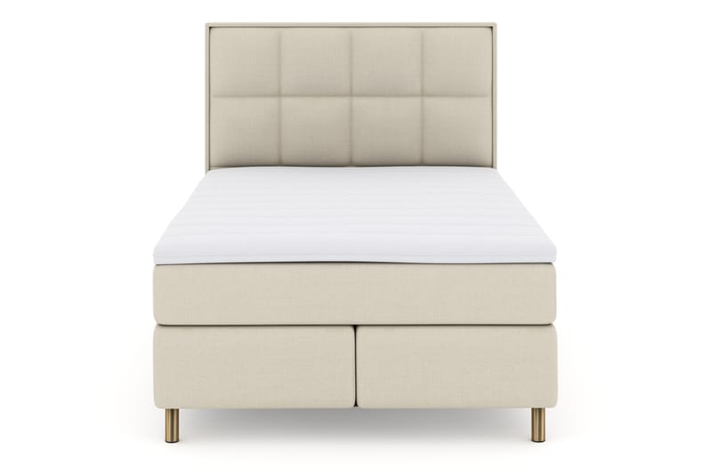 Komplett Sängpaket Choice No 3 140x200 Fast - Beige|Koppar - Kontinentalsäng - Komplett sängpaket