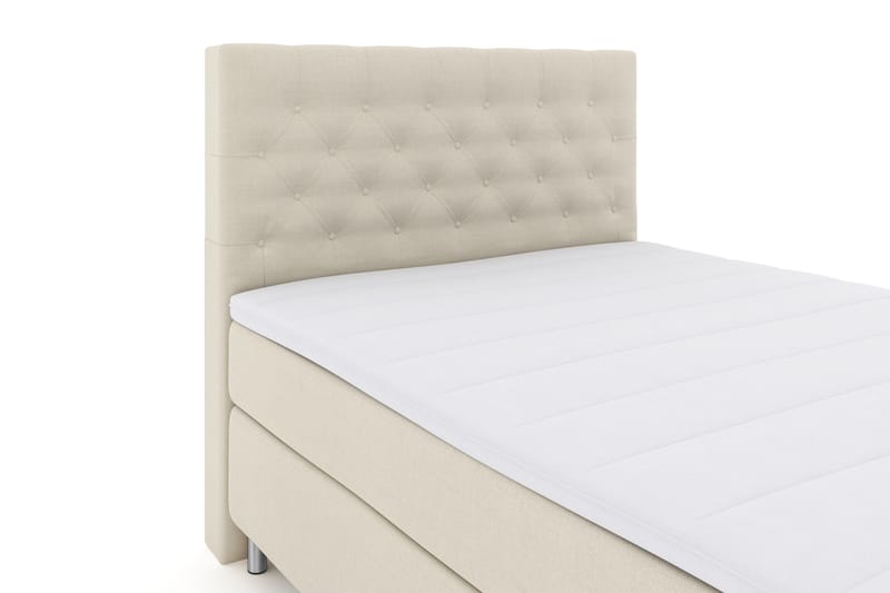 Komplett Sängpaket Choice No 3 140x200 Fast - Beige|Metall - Kontinentalsäng - Komplett sängpaket