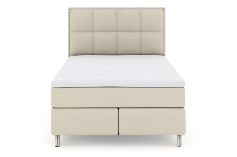 Komplett Sängpaket Choice No 3 140x200 Fast - Beige|Metall - Möbler - Säng - Kontinentalsäng