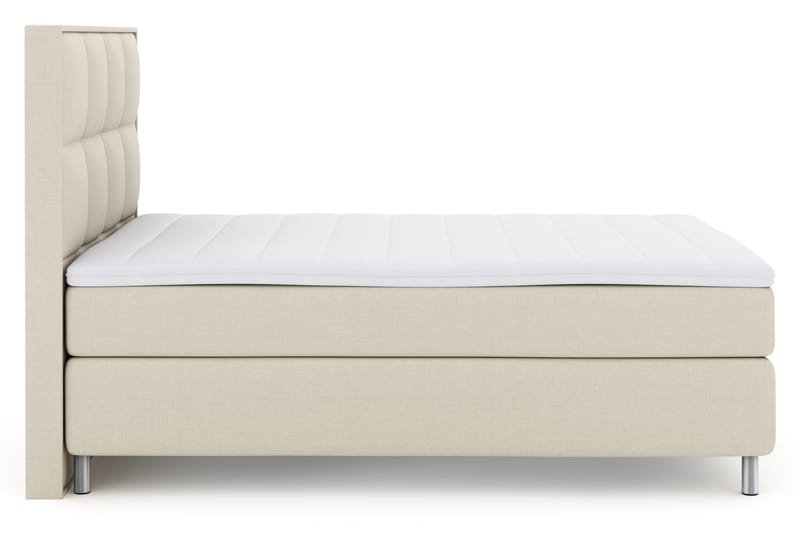 Komplett Sängpaket Choice No 3 140x200 Fast - Beige|Metall - Möbler - Säng - Kontinentalsäng
