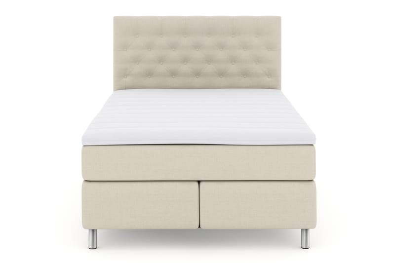 Komplett Sängpaket Choice No 3 140x200 Fast - Beige|Metall - Möbler - Säng - Kontinentalsäng