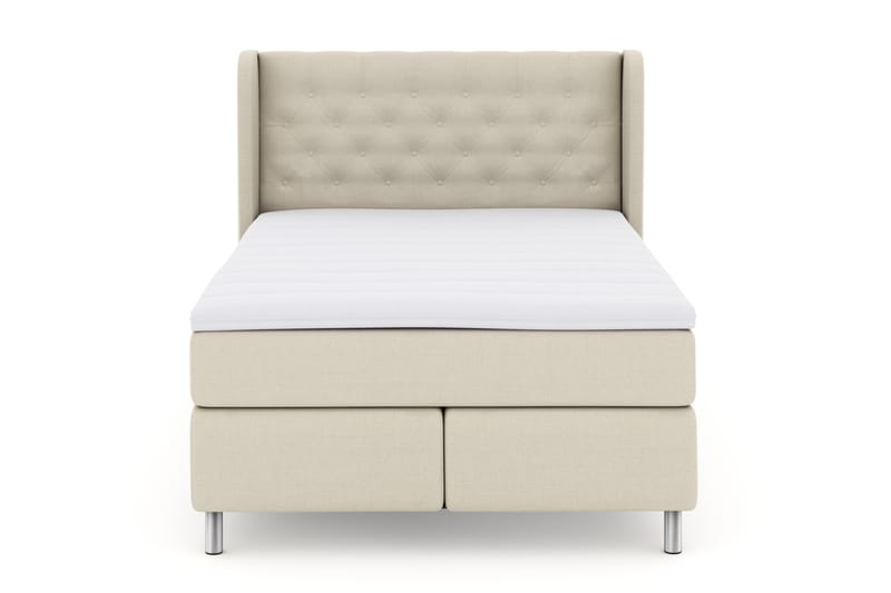 Komplett Sängpaket Choice No 3 140x200 Fast - Beige|Metall - Möbler - Säng - Kontinentalsäng