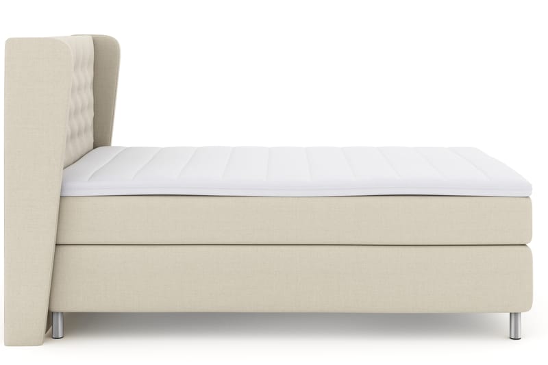 Komplett Sängpaket Choice No 3 140x200 Fast - Beige|Metall - Möbler - Säng - Kontinentalsäng