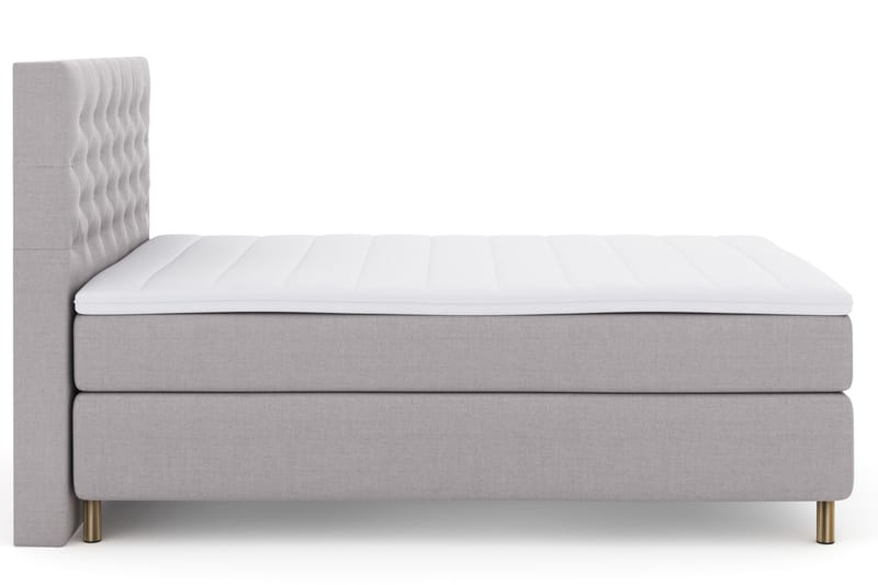 Komplett Sängpaket Choice No 3 140x200 Fast - Ljusgrå|Koppar - Möbler - Säng - Kontinentalsäng