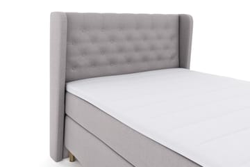 Komplett Sängpaket Choice No 3 140x200 Fast - Ljusgrå|Koppar - Möbler - Säng - Kontinentalsäng