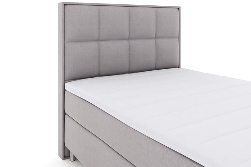 Komplett Sängpaket Choice No 3 140x200 Fast - Ljusgrå|Metall - Möbler - Säng - Kontinentalsäng
