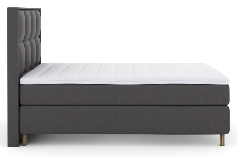 Komplett Sängpaket Choice No 3 140x200 Fast - Mörkgrå|Koppar - Möbler - Säng - Kontinentalsäng