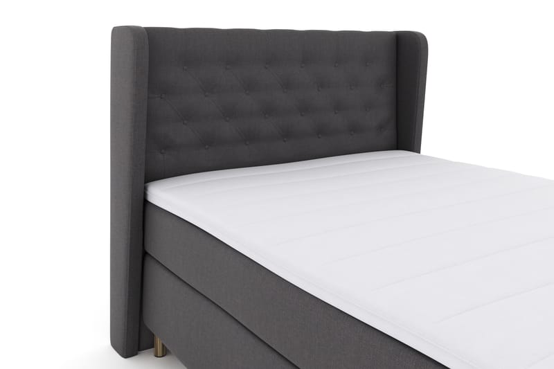 Komplett Sängpaket Choice No 3 140x200 Fast - Mörkgrå|Koppar - Möbler - Säng - Kontinentalsäng