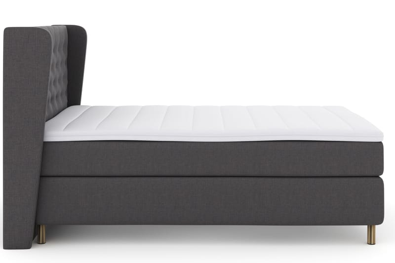 Komplett Sängpaket Choice No 3 140x200 Fast - Mörkgrå|Koppar - Möbler - Säng - Kontinentalsäng