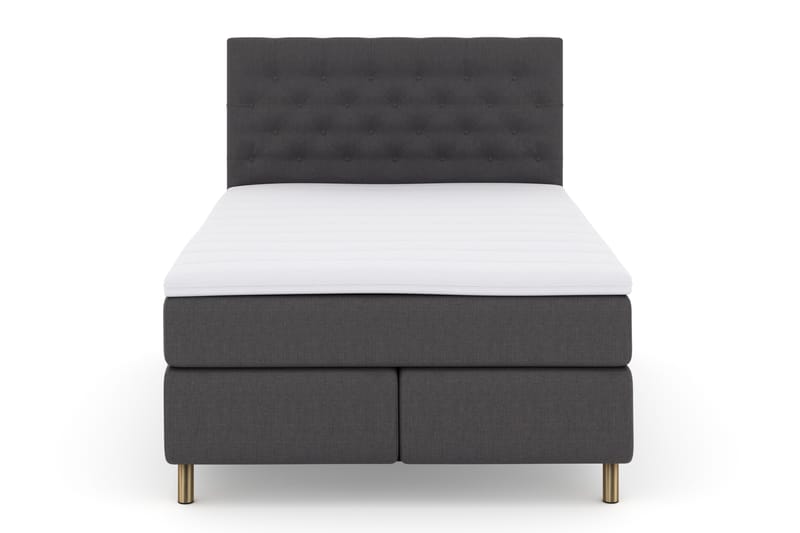 Komplett Sängpaket Choice No 3 140x200 Fast - Mörkgrå|Koppar - Möbler - Säng - Kontinentalsäng