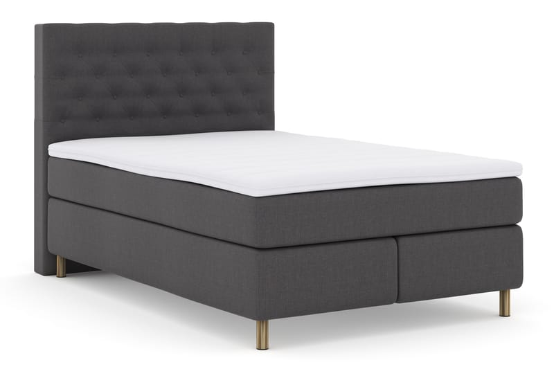 Komplett Sängpaket Choice No 3 140x200 Fast - Mörkgrå|Koppar - Möbler - Säng - Kontinentalsäng
