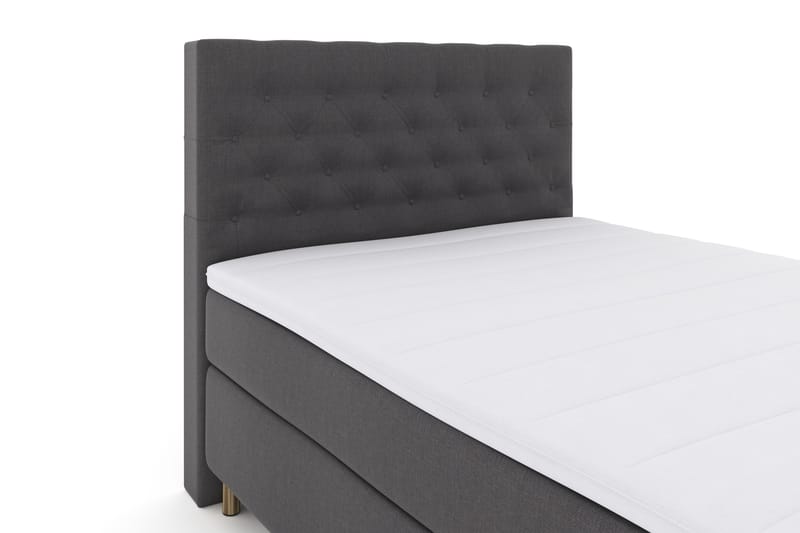 Komplett Sängpaket Choice No 3 140x200 Fast - Mörkgrå|Koppar - Kontinentalsäng - Komplett sängpaket