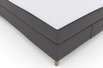 Komplett Sängpaket Choice No 3 140x200 Fast - Mörkgrå|Koppar - Möbler - Säng - Kontinentalsäng