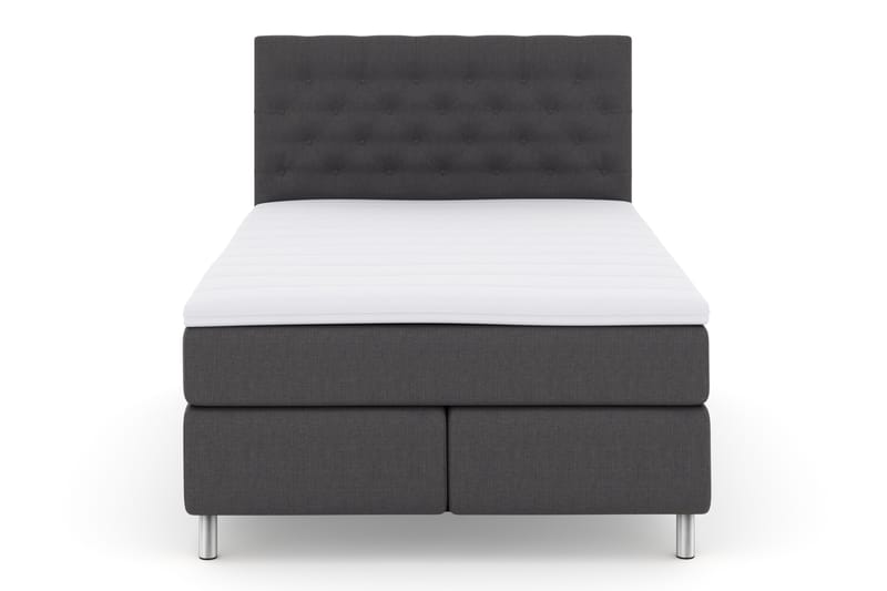 Komplett Sängpaket Choice No 3 140x200 Fast - Mörkgrå|Metall - Möbler - Säng - Kontinentalsäng