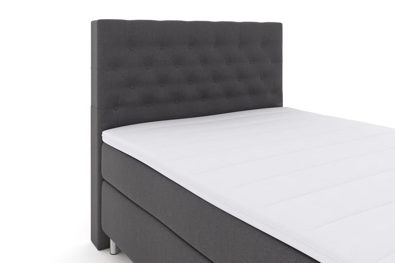 Komplett Sängpaket Choice No 3 140x200 Fast - Mörkgrå|Metall - Möbler - Säng - Kontinentalsäng