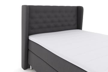Komplett Sängpaket Choice No 3 140x200 Fast - Mörkgrå|Metall - Möbler - Säng - Kontinentalsäng