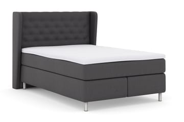 Komplett Sängpaket Choice No 3 140x200 Fast - Mörkgrå|Metall - Möbler - Säng - Kontinentalsäng