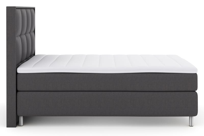 Komplett Sängpaket Choice No 3 140x200 Fast - Mörkgrå|Metall - Möbler - Säng - Kontinentalsäng