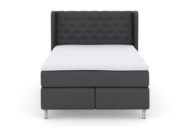 Komplett Sängpaket Choice No 3 140x200 Fast - Mörkgrå|Metall - Möbler - Säng - Kontinentalsäng