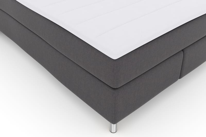 Komplett Sängpaket Choice No 3 140x200 Fast - Mörkgrå|Metall - Komplett sängpaket - Kontinentalsäng