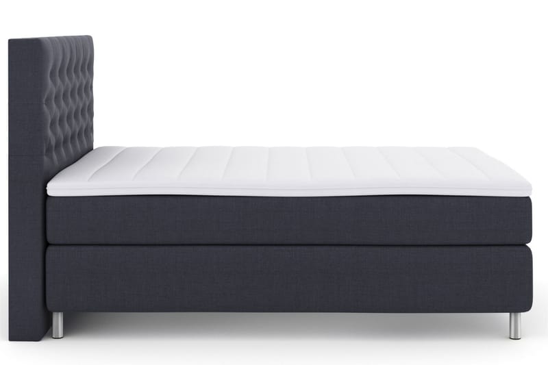Komplett Sängpaket Choice No 3 140x200 Fast/Medium - Blå|Metall - Kontinentalsäng - Komplett sängpaket