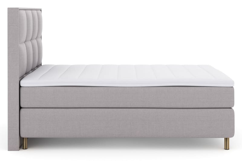 Komplett Sängpaket Choice No 3 140x200 Fast/Medium - Ljusgrå|Koppar - Möbler - Säng - Kontinentalsäng