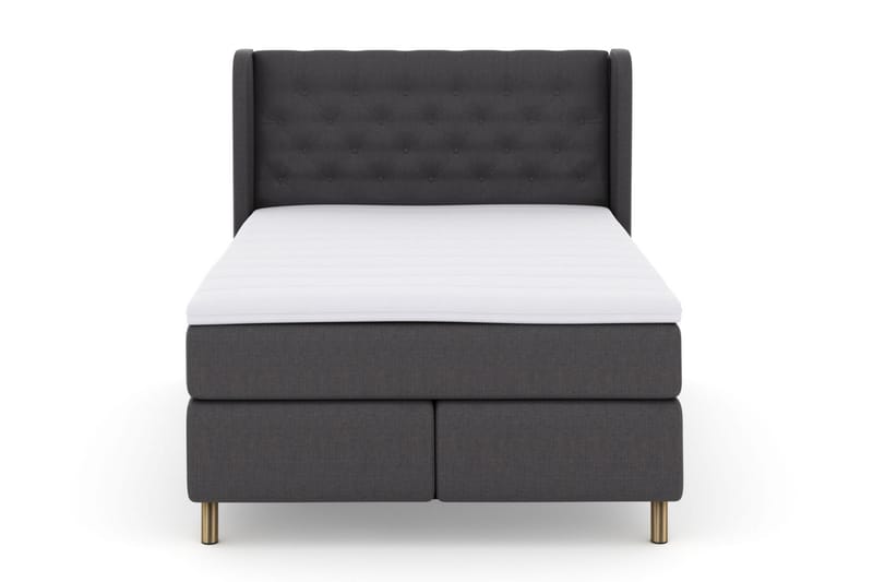Komplett Sängpaket Choice No 3 140x200 Fast/Medium - Mörkgrå|Koppar - Möbler - Säng - Kontinentalsäng