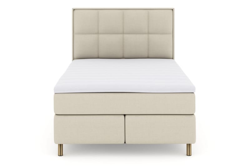 Komplett Sängpaket Choice No 3 140x200 Medium - Beige|Koppar - Kontinentalsäng - Komplett sängpaket