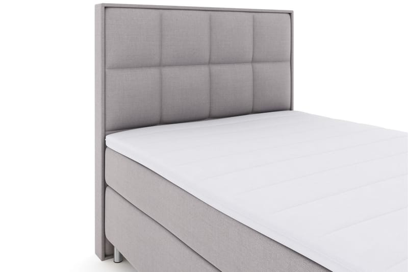 Komplett Sängpaket Choice No 3 140x200 Medium - Ljusgrå|Metall - Möbler - Säng - Kontinentalsäng