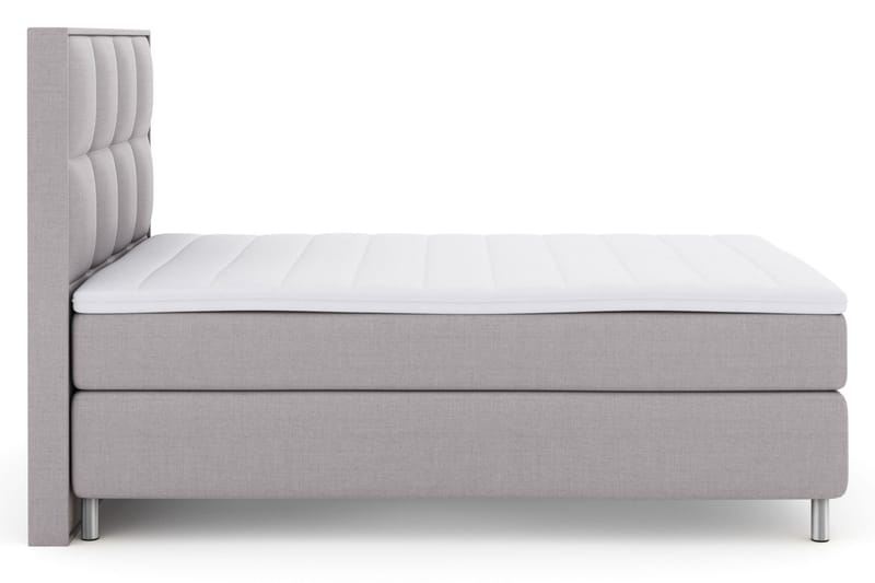 Komplett Sängpaket Choice No 3 140x200 Medium - Ljusgrå|Metall - Möbler - Säng - Kontinentalsäng