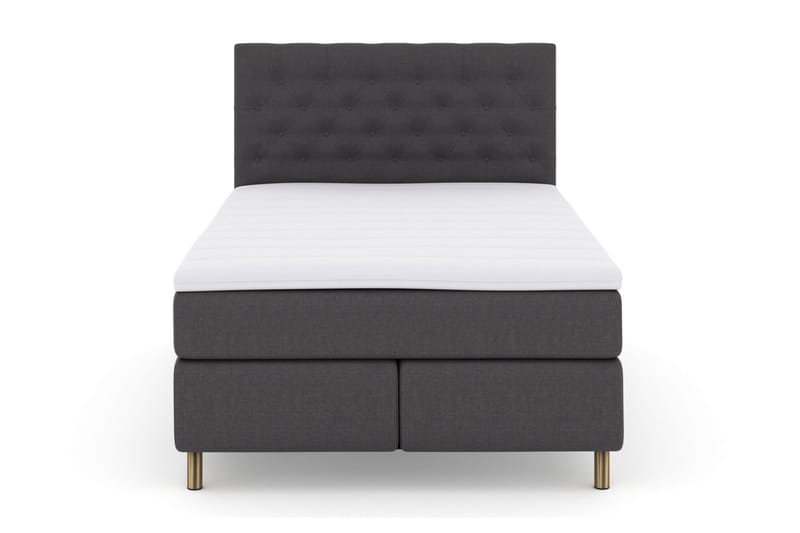 Komplett Sängpaket Choice No 3 140x200 Medium - Mörkgrå|Koppar - Möbler - Säng - Kontinentalsäng