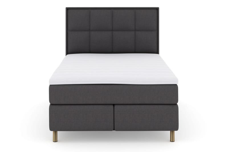 Komplett Sängpaket Choice No 3 140x200 Medium - Mörkgrå|Koppar - Möbler - Säng - Kontinentalsäng