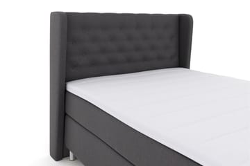 Komplett Sängpaket Choice No 3 140x200 Medium - Mörkgrå|Metall - Möbler - Säng - Kontinentalsäng